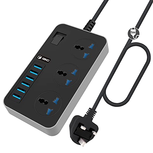 5M Power Strip with 3 Way Outlets