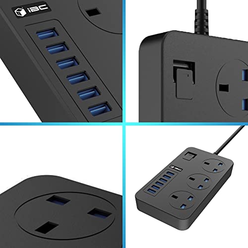 Technical Pro 1800 Watts Rack Mount Power Strip with 5V USB Charging Port,  9 power switches, Heavy Duty Electric Extension Cords - Bed Bath & Beyond -  32424383