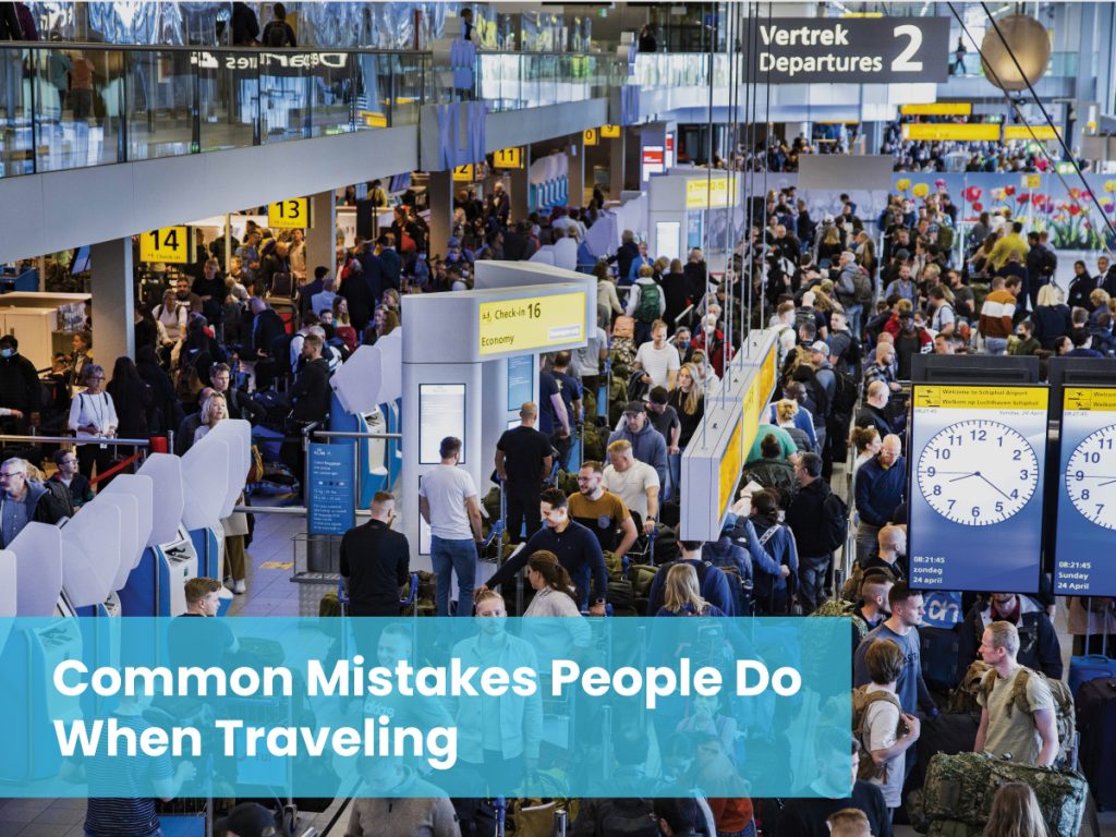 common travel mistakes